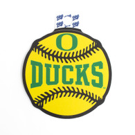 Classic Oregon O, Blue 84, Yellow, Stickers, Gifts, Softball, Ducks, 754016